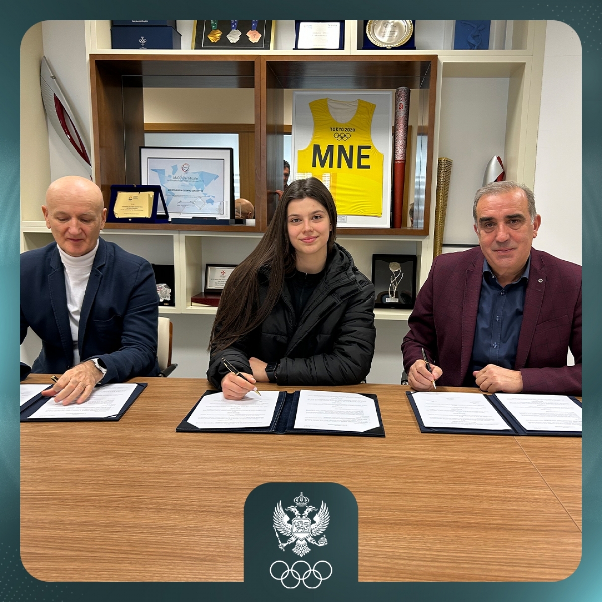 Scholarship Agreement with Anđela Berišaj
