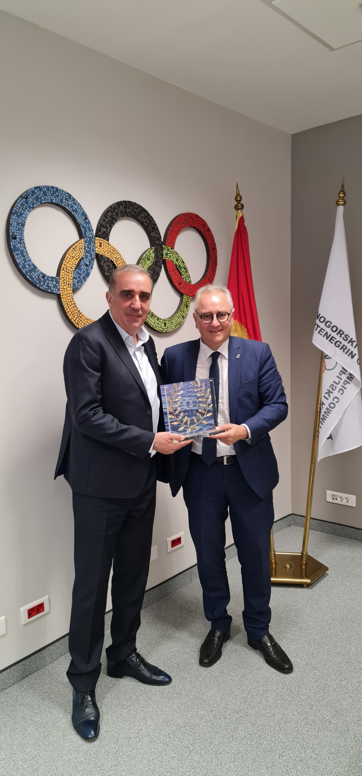 The ICMG Secretary-General visited the Montenegrin Olympic Committee